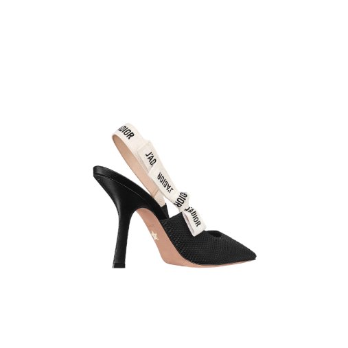 Dior Slingback Pump Black Technical Fabric 2