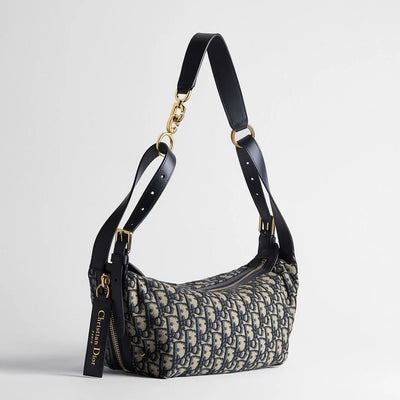 Dior Small D-Journey Bag Blue Dior Oblique Jacquard