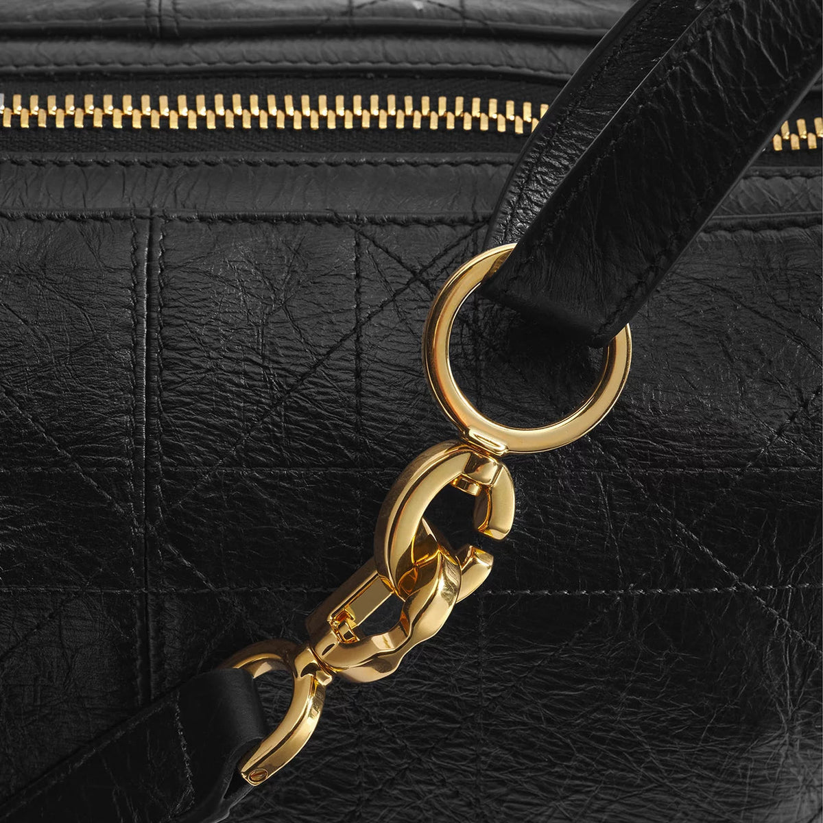 Dior Small D-Journey Bag Made Of Calfskin With a Crinkled Look 5