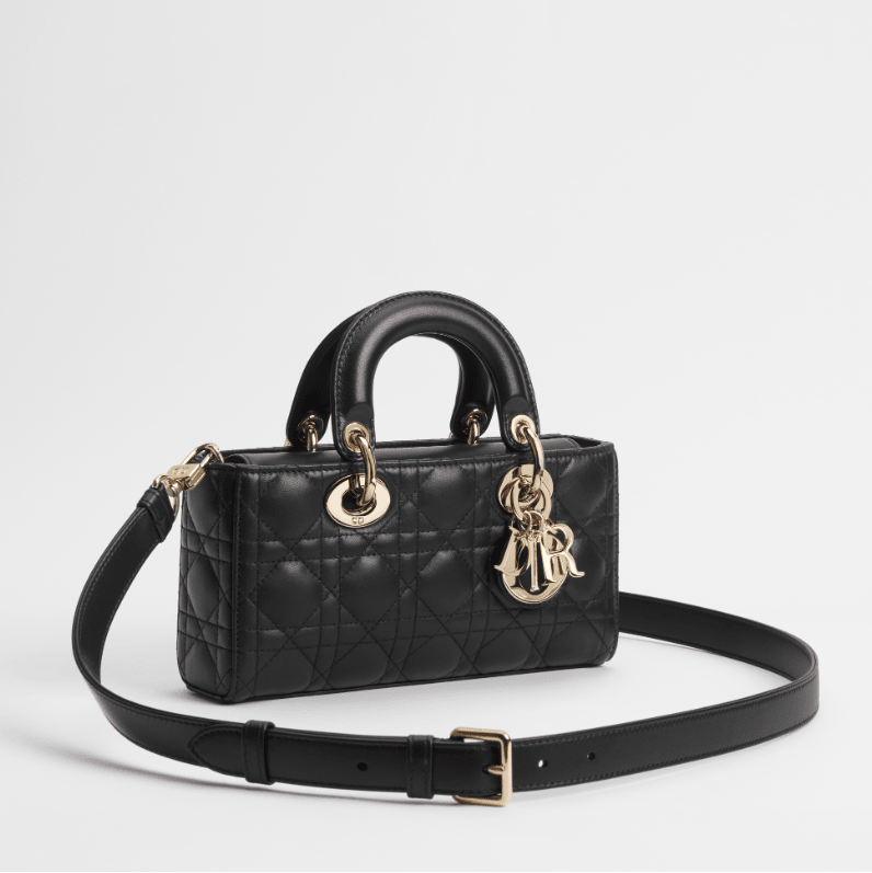 Dior Small Lady D-Joy Bag Black Cannage Lambskin 2