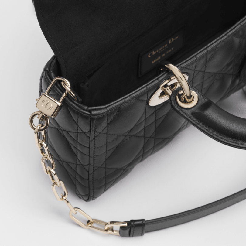 Dior Small Lady D-Joy Bag Black Cannage Lambskin 5