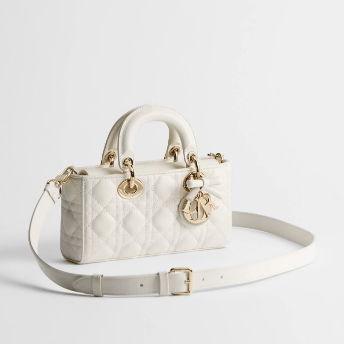 Dior Small Lady D-Joy Bag Latte Cannage Lambskin 2