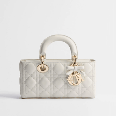 Dior Small Lady D-Joy Bag Latte Cannage Lambskin