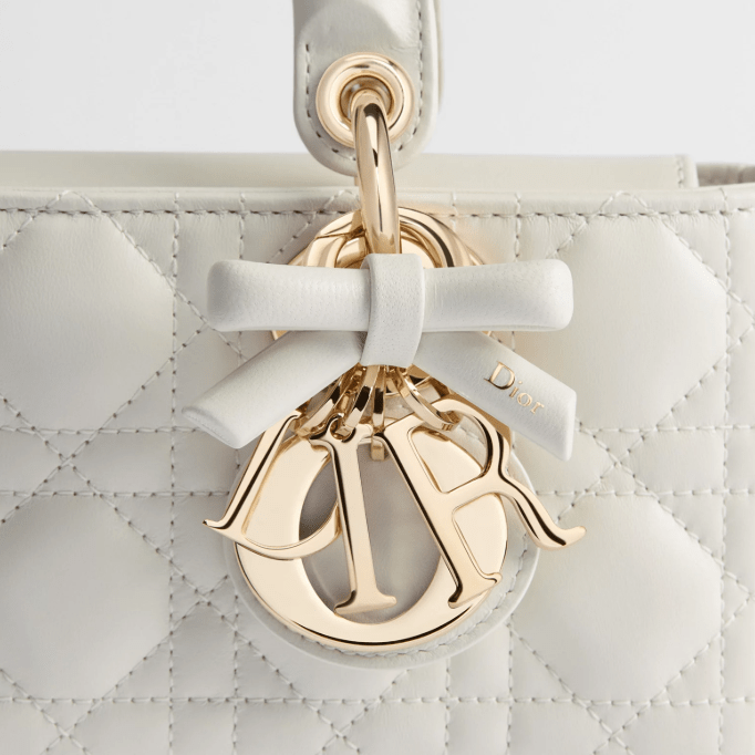 Dior Small Lady D-Joy Bag Latte Cannage Lambskin 3