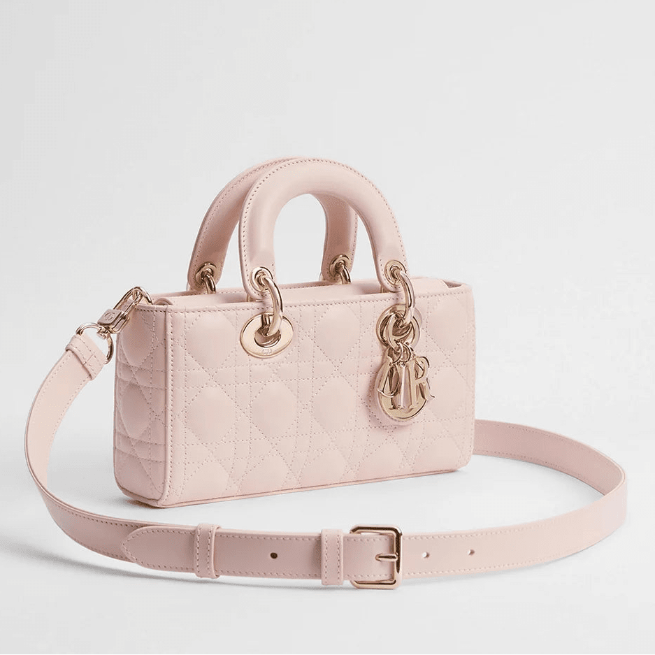 Dior Small Lady D-Joy Bag Powder Pink 2