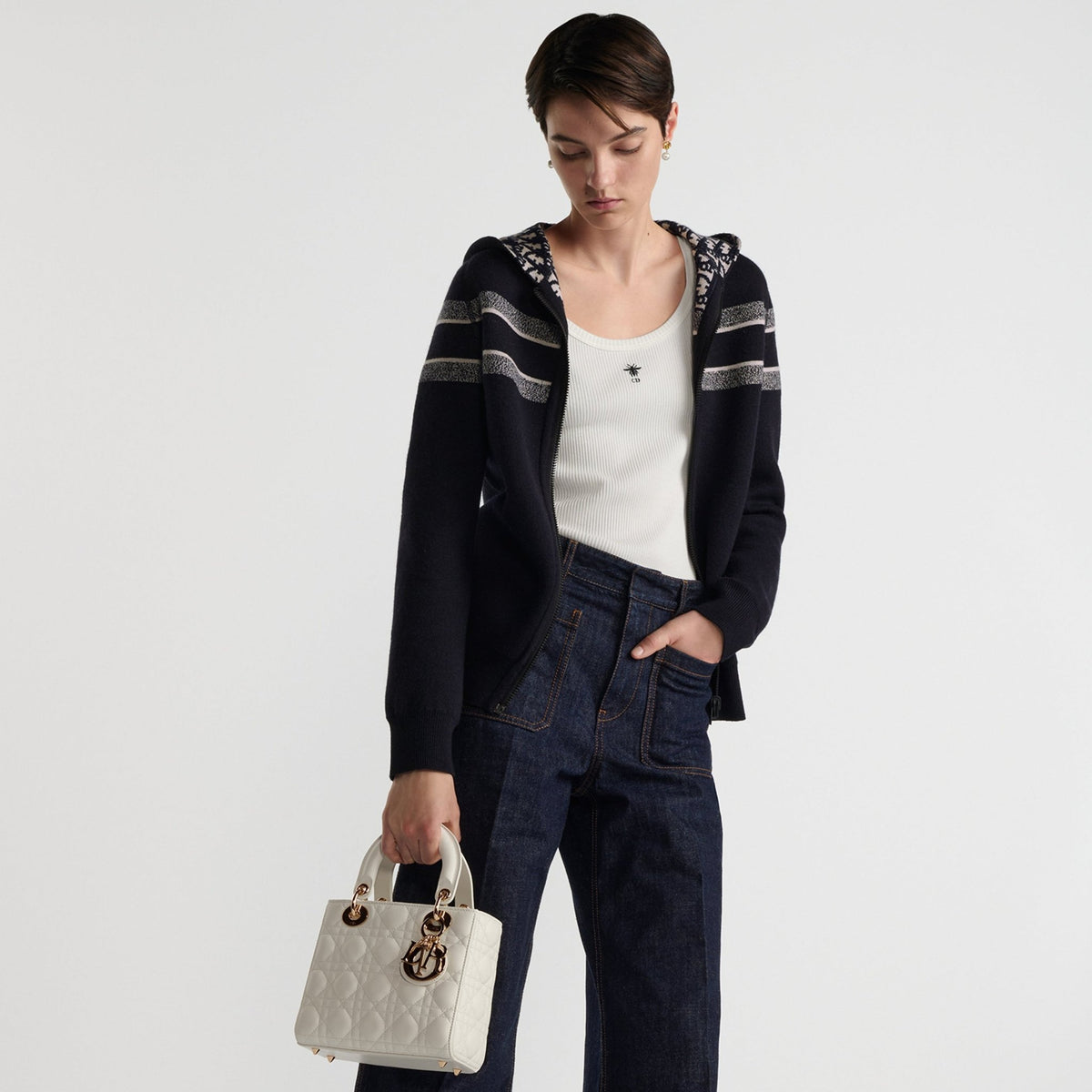 Dior Small Lady Dior My ABCDior Bag Latte 2