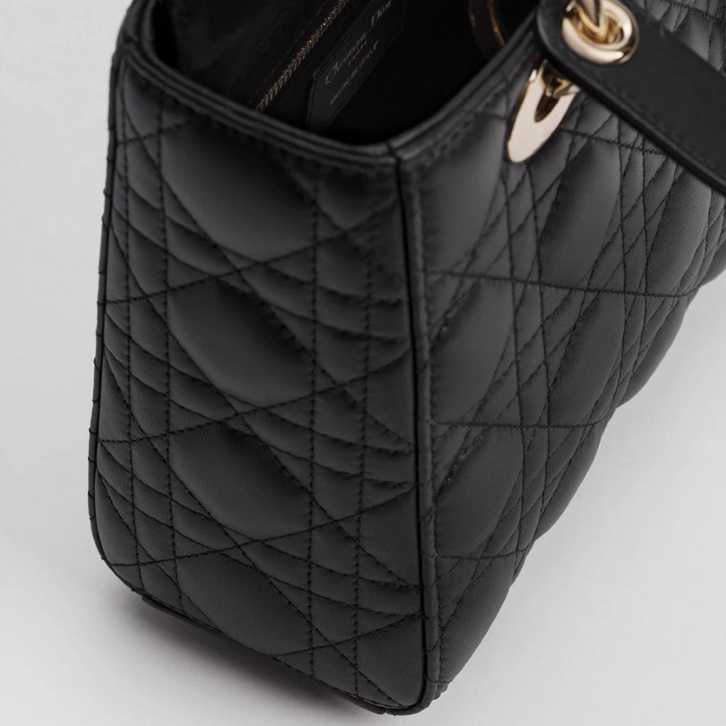 Dior Small Lady My ABCDior Bag Black Cannage Lambskin 4