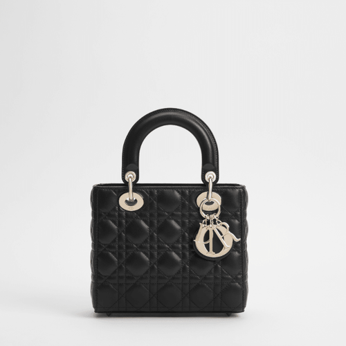 Dior Small Lady My ABCDior Bag Black Cannage Lambskin