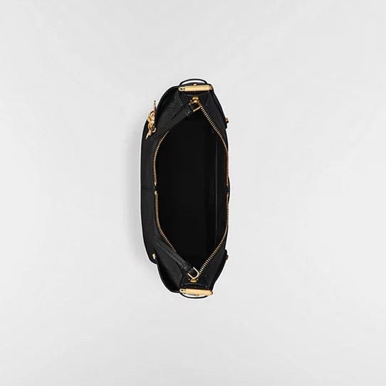 Dior Small Voyage Bag Black Flat Macrocannage Grained 4