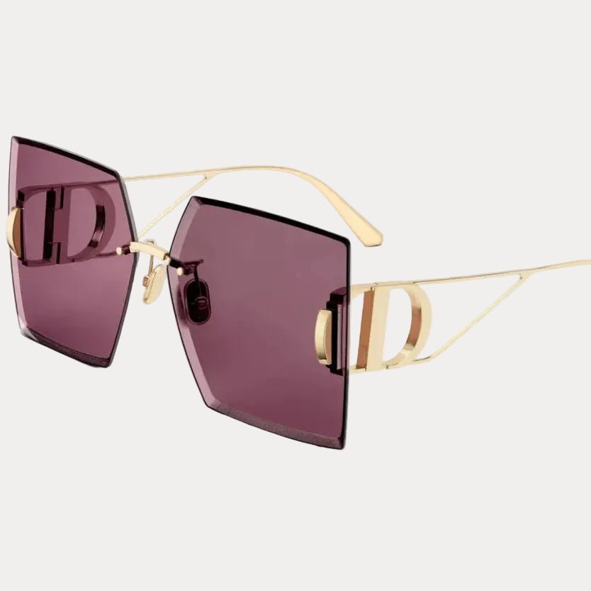 Dior Square Sunglasses With Burple Lenses 2