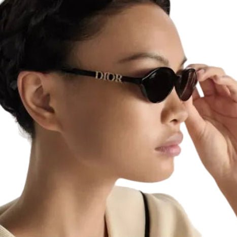 Dior Treasure Black Oval Sunglasses 4