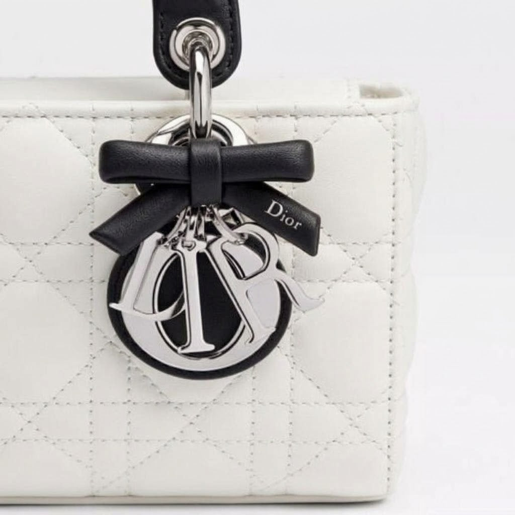Dior Women's White Mini Lady D-Joy Bag 4