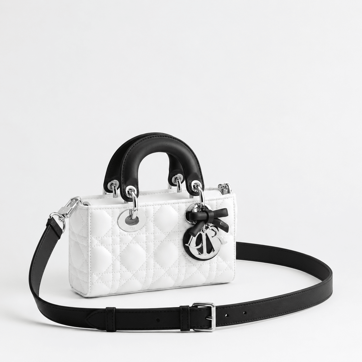 Dior Women's White Mini Lady D-Joy Bag 2