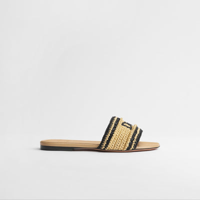 Dior Woven Open Back Slide Shoe