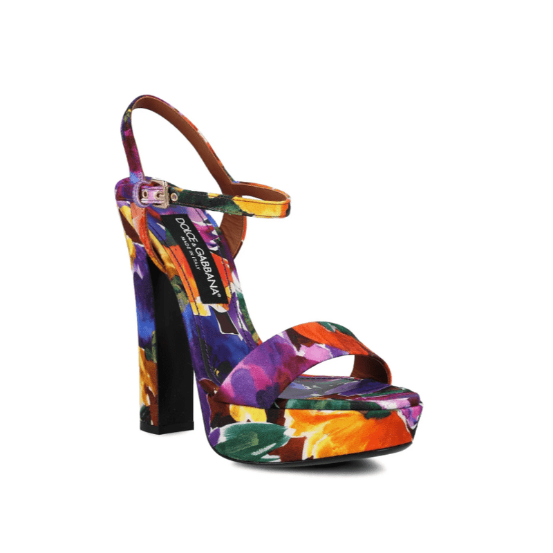 Dolce & Gabbana Brocade Platform Sandals 2