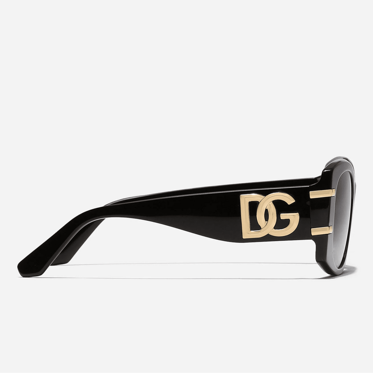 Dolce & Gabbana Griffe Sunglasses Black Acetate Frame 4