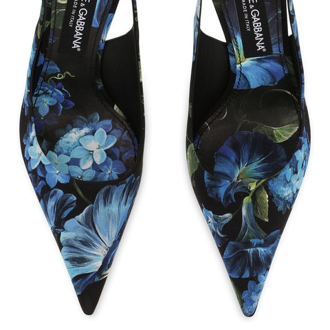 Dolce & Gabbana Lollo Floral Slingback Pump - BEAUTY BAR