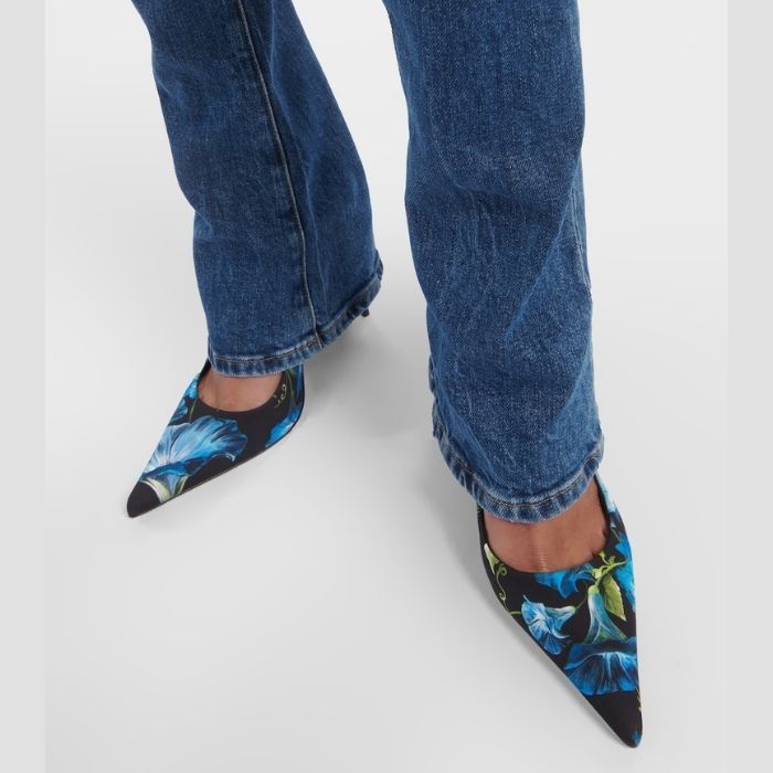 Dolce & Gabbana Lollo Floral Slingback Pump 9