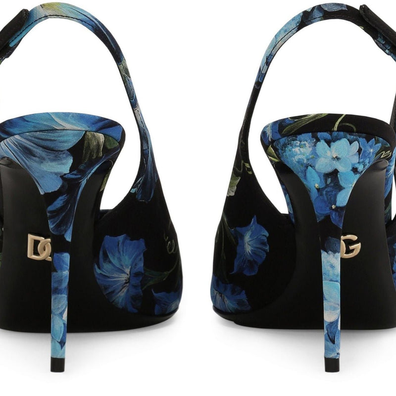 Dolce & Gabbana Lollo Floral Slingback Pump 8