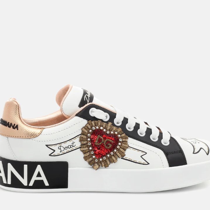 Dolce & Gabbana Portofino Print With Embroidery Sneakers 7