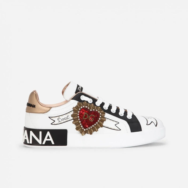 Dolce & Gabbana Portofino Print With Embroidery Sneakers 2