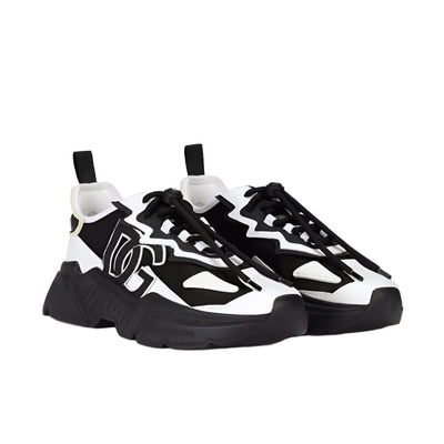 Dolce & Gabbana White & Black Daymaster Sneaker - BEAUTY BAR