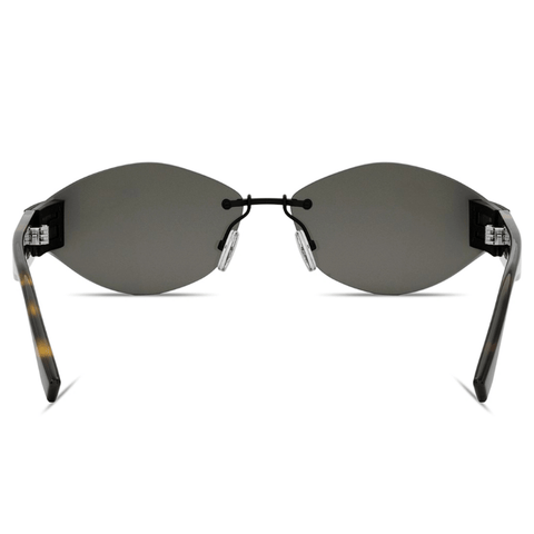 Fendi Baguette Grey Sunglasses – Women's Luxury Designer Eyewear With Iconic FF Logo - BEAUTY BAR