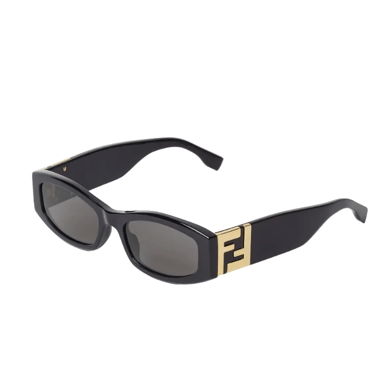 Fendi Black Acetate Sunglasses