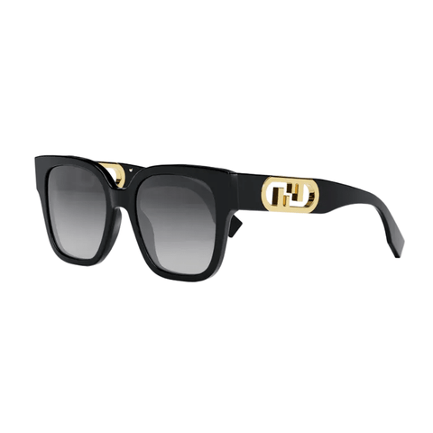 Fendi Black Square Sunglasses - BEAUTY BAR