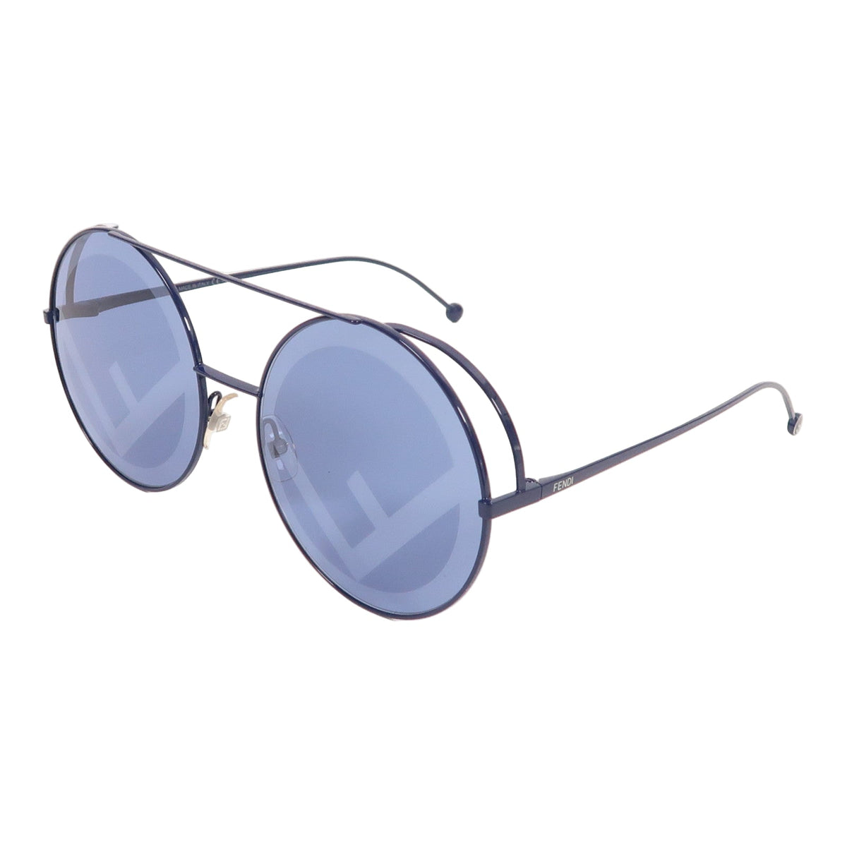 Fendi Blue FF 0285/S Round Oversized Sunglasses 1
