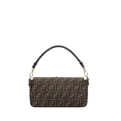 Fendi Brown Zucca FF Multi Pocket Baguette Bag - BEAUTY BAR