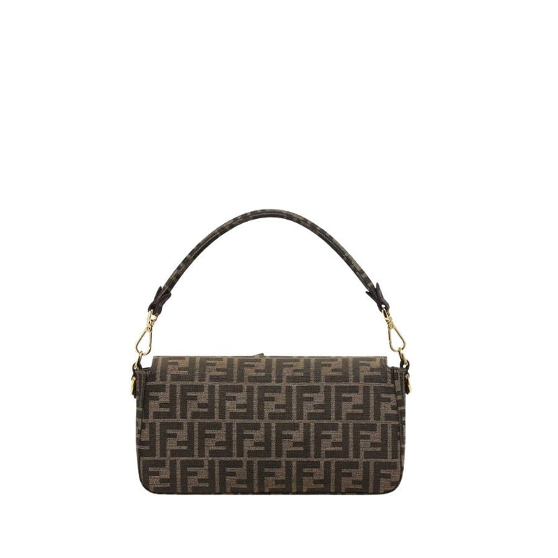 Fendi Brown Zucca FF Multi Pocket Baguette Bag 5