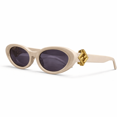 Fendi Diamonds Acetate Oval Sunglasses