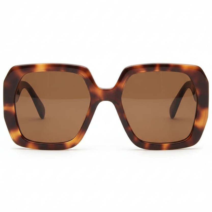 Fendi FF Diamonds Square-Frame Sunglasses 2