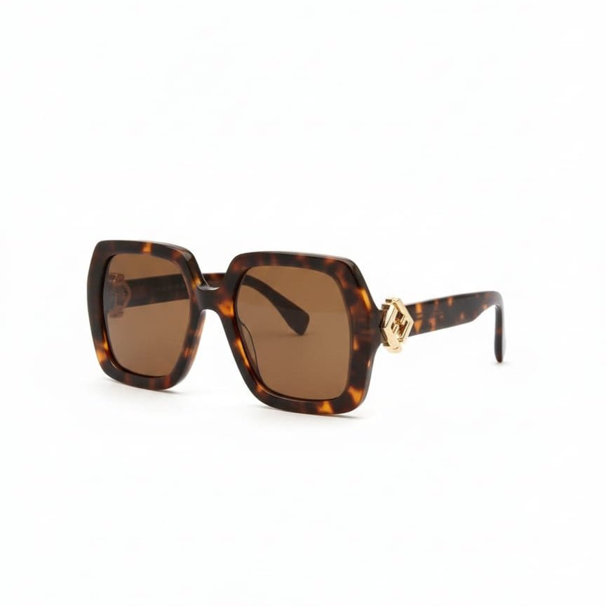 Fendi FF Diamonds Square-Frame Sunglasses 1