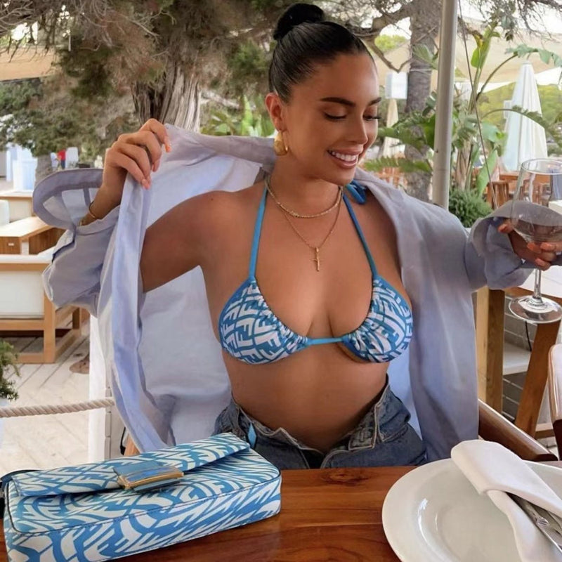 Fendi FF Vertigo Logo Triangle Bikini 4