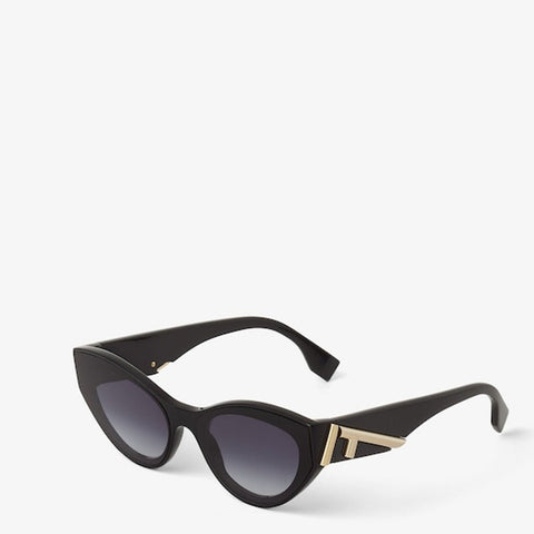 Fendi First Black Acetate Sunglasses - BEAUTY BAR