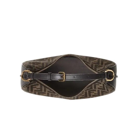Fendi Graphy Brown FF Fabric Bag 5