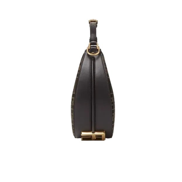 Fendi Graphy Brown FF Fabric Bag 6