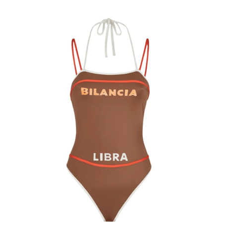 Fendi One - Piece Swimsuit , Brown - BEAUTY BAR