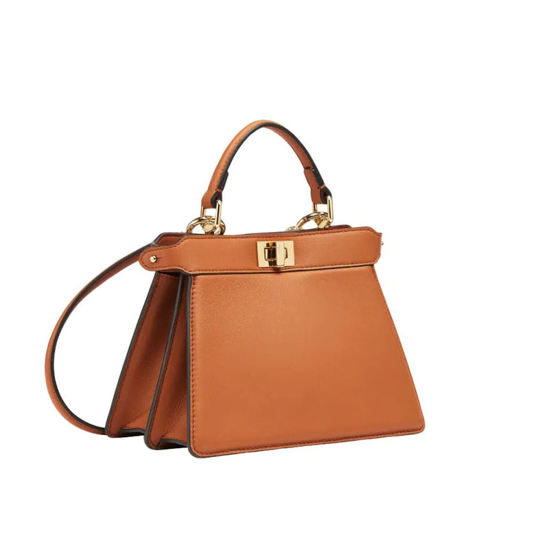 Fendi Peekaboo ISeeU Small Brown leather bag 2