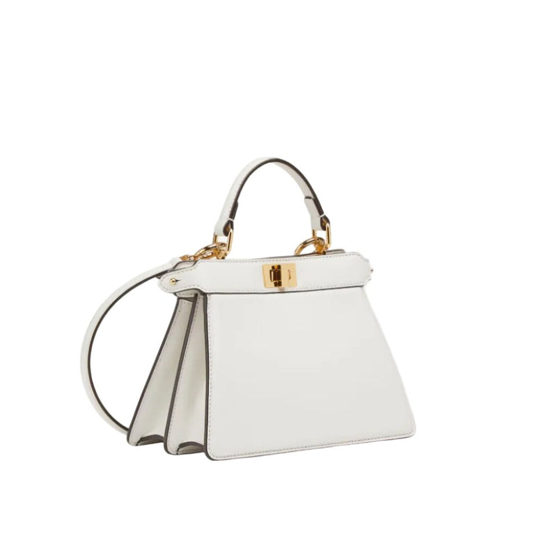 Fendi Peekaboo ISeeU Small White leather bag 2