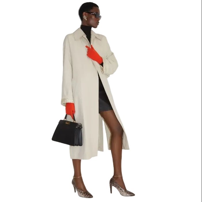 Fendi Peekaboo ISeeU Small Black, calf leather bag 4