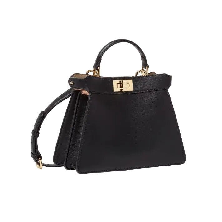 Fendi Peekaboo ISeeU Small Black, calf leather bag 2