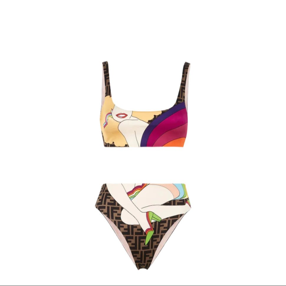 Fendi Printed Two pieces Beachwear 2