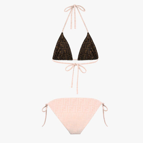 Fendi Reversible FF Logo String Two - Piece Bikini Set - BEAUTY BAR