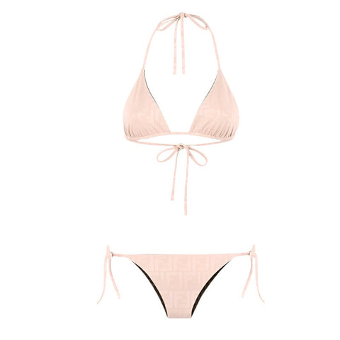 Fendi Reversible FF Logo String Two - Piece Bikini Set - BEAUTY BAR