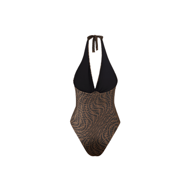 Fendi x Sarah Coleman SS21 One-Piece Swimsuits Women's Brown 4