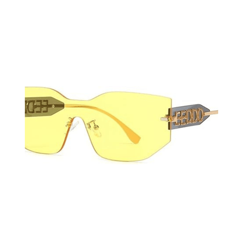 Fendi Yellow Sunglasses – Bold Fashionable Eyewear With Stylish Design - BEAUTY BAR