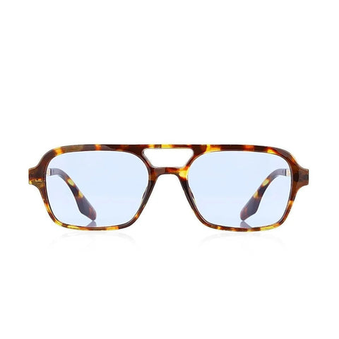 Gentle Monster Sunglasses Unisex Tiger Print Frame Sunglasses With Blue Lenses - BEAUTY BAR
